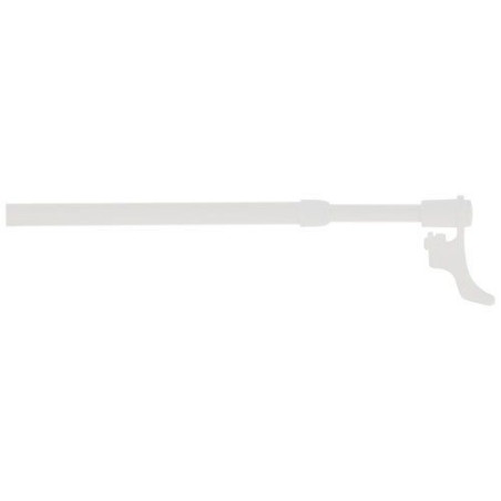 Tringle néorido plus d.9mm long.65/110cm rivet blanc mat