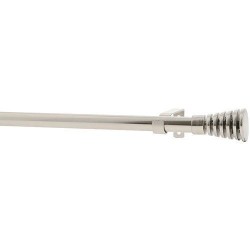 Kit d19/16 1m60/3m00 canele nickel mat