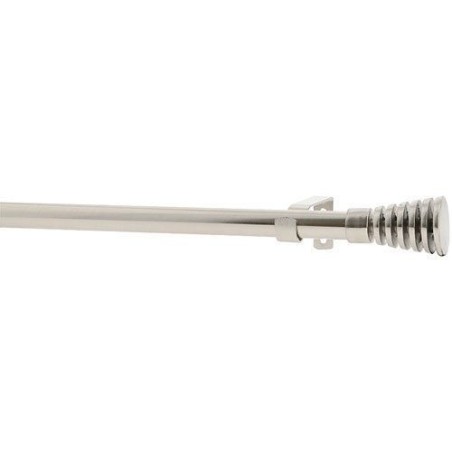 Kit d19/16 1m60/3m00 canele nickel mat