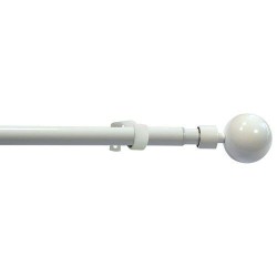 Kit Ø19/16 extensible 1m20/2m10 boule orlando blanc brillan