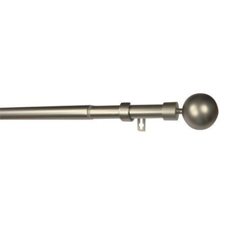 Kit Ø19/16 extensible 1m20/2m10 boule orlando nickel brosse