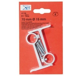 Support alu plastifiélong 70 x2