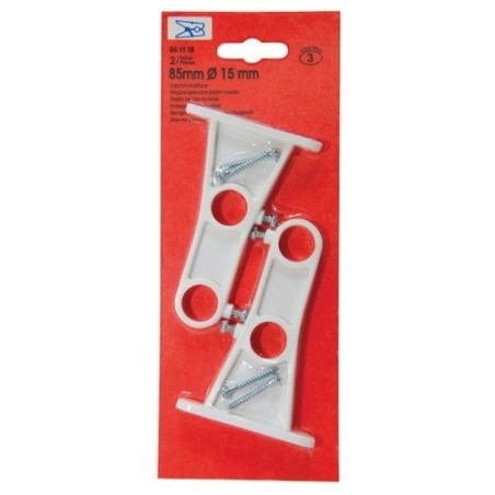 Support plast.double 85mm x2