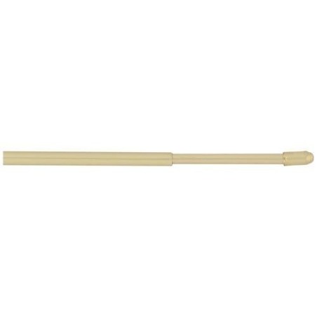 Tringle ronde ext. 30/50cm doré blister de 2