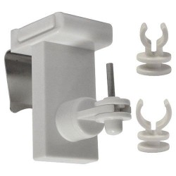 Supports clip vit 3 en 1 blanc X2