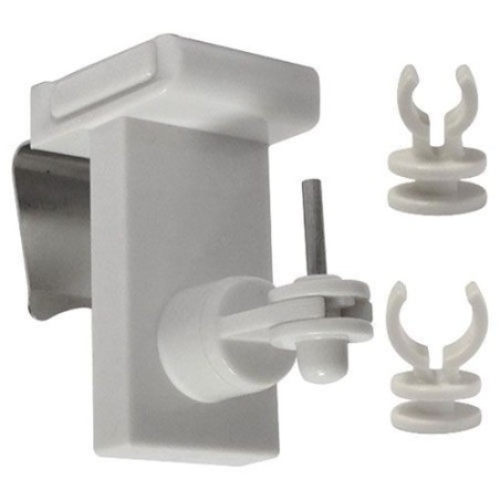 Supports clip vit 3 en 1 blanc X2