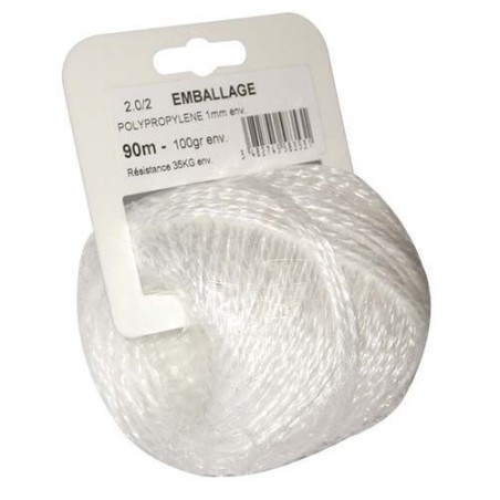 Ficelle polypropylène 100g 20/2 s/roll