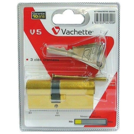 Cylindre v5 70 35x35 laiton 67100/sc vachette