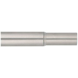 Barre dressing D.25/22 ext. 45 à 75cm chrome