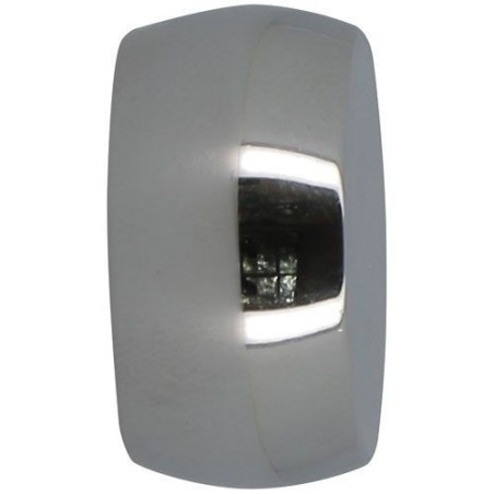 Bouchon d19 dressing metal chrome x2