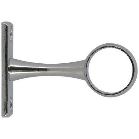 Support dressing d25mm h70mm métal chrome x2