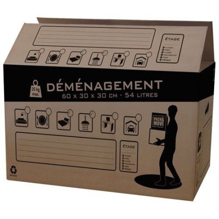 Carton déménagement 54L