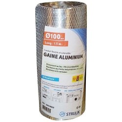 Gaine flexible alu d.100 1.5ml filet