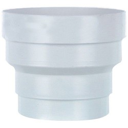 Réduction pvc blanc d.100 à 80mm