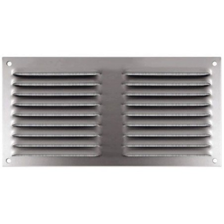 Grille alu anodisé persienne à moustiquaire 100x200 sachet