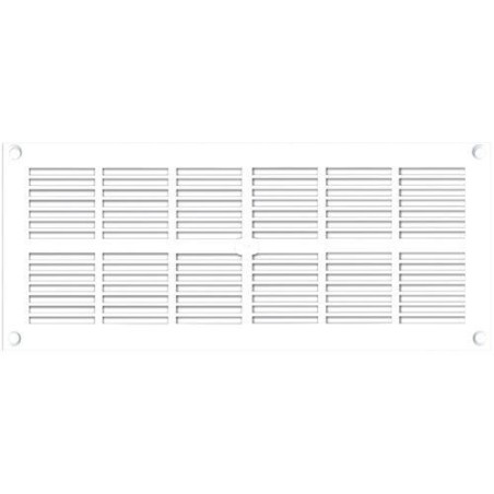 Grille plastique rect.extra-plate blanc 97cm ² 254x110 s/c