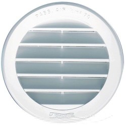 Grille ronde à encastrer avec mousti. d.94 extérieur d.130m