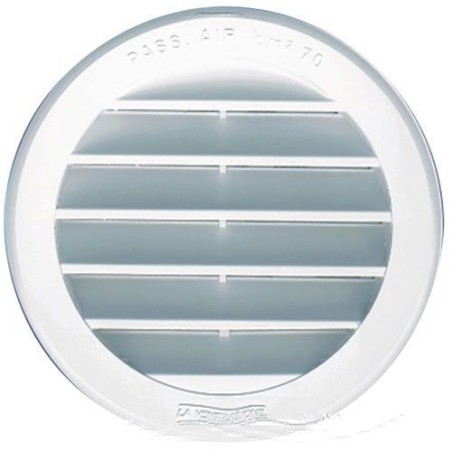Grille ronde à encastrer avec mousti. d.94 extérieur d.130m