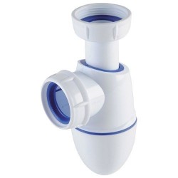 Siphon d'évier à joints intégrés sortie Ø40