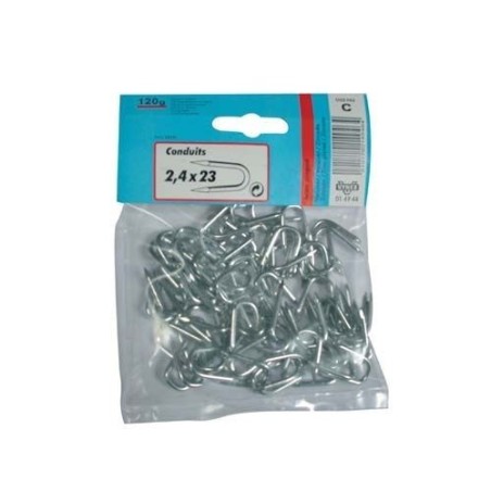 Conduit acier zingué 2.0 x18 100g