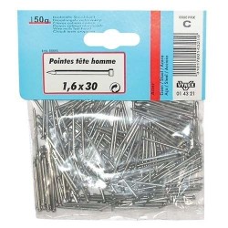 Pointe TH acier 1.1x25 130g