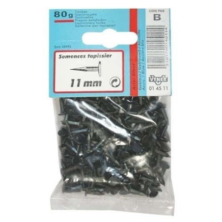 Semence tapissier acier bleu 14mm 90g