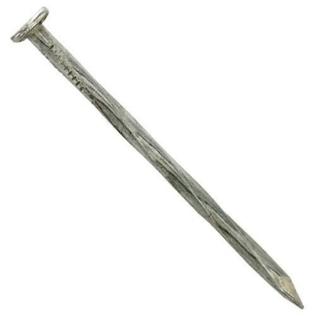 Pointe torsadée TP acier zingué 3.4x70mm 130g