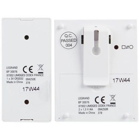 Kit carillon radio sans fil Essentiel blanc