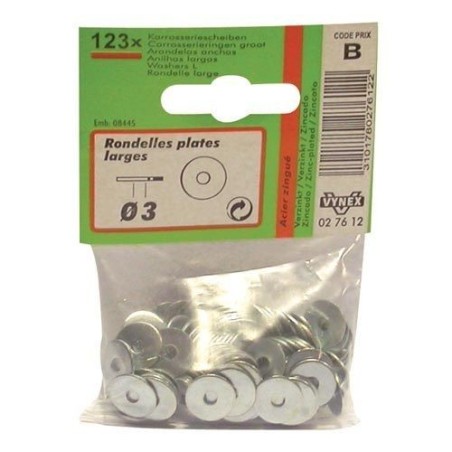 Rondelle plate large az.d. 3 cp:2 x123