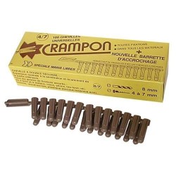 Cheville crampon 4/7 bte 100