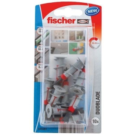 Cheville autoforeuse duoblade blister de 10