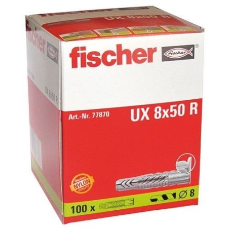 Cheville UX 8X50 R boite 100p