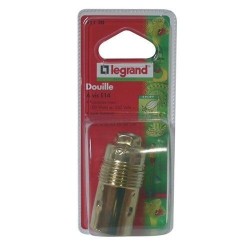 Douille E14 laiton sans bague s/c