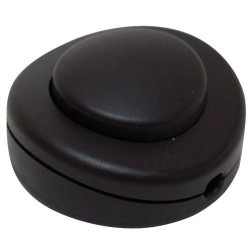 Interrupteur lampe au pied 2a carré noir vrac