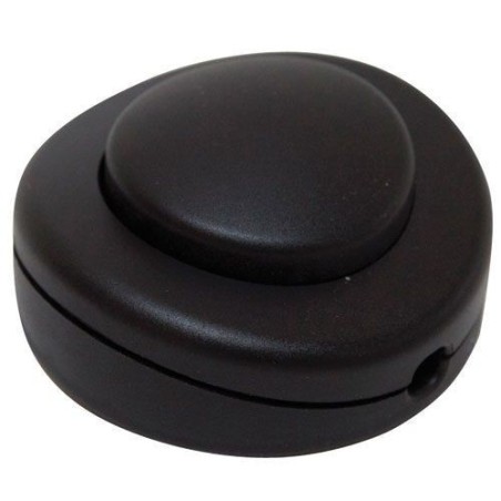 Interrupteur lampe au pied 2a carré noir vrac