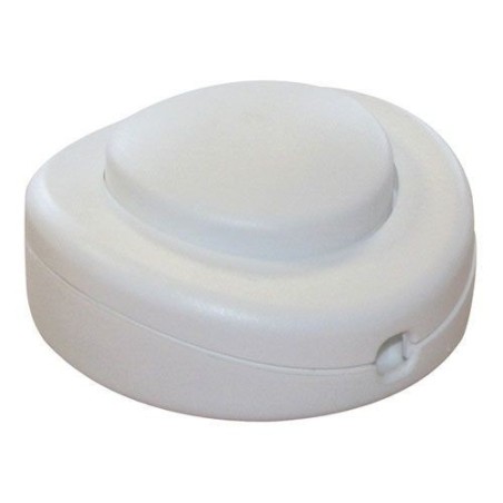 Interrupteur lampe au pied 2a rond blanc vrac