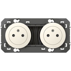2X2P+T BA Précablée Dooxie blanc