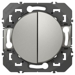 Double va-et-vient 10a aluminium Dooxie