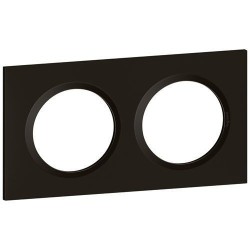 Plaque 2P noir velour Dooxie