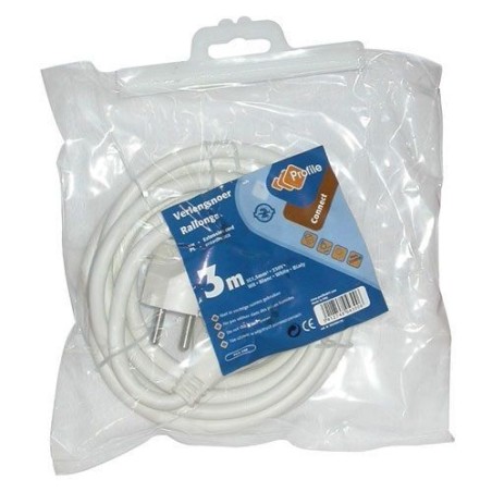 Rallonge 3m blanc 3G1.5