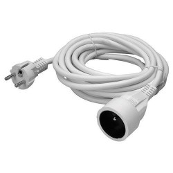 Rallonge 5m blanc 3G1.5