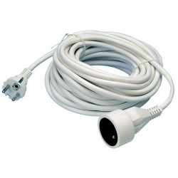 Rallonge 10m blanc 3G1.5