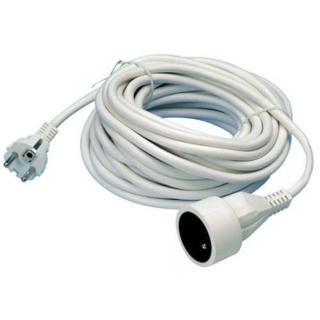 Rallonge 10m blanc 3G1.5