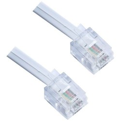 Cordon téléphone RJ11 6p4c 10m bl