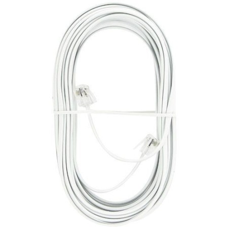 Cordon téléphone RJ11 6p4c 10m bl