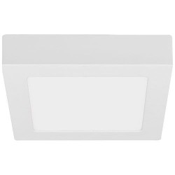 Led plafonnier 12w carre ip20