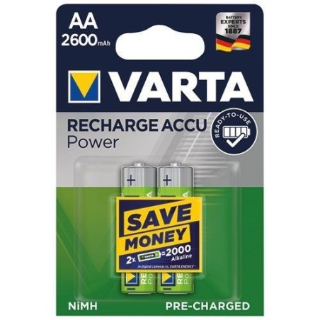 Piles rechargeables HR06/AA ready 2 use 2500mAh blister de 2