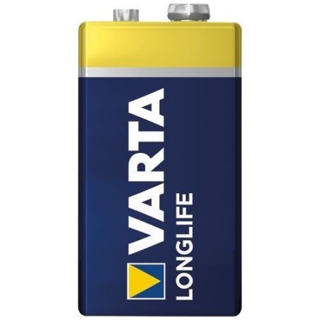 Pile alcal. longlife 6LR61 9V blister de 1