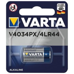 Pile électronique alcaline4LR44 V4034PX blister de 1