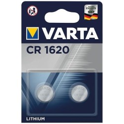 Pile electronique lithium CR 1620 3V x2